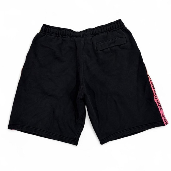 Nike Black Neon Sweat Shorts - Picture 2 of 3